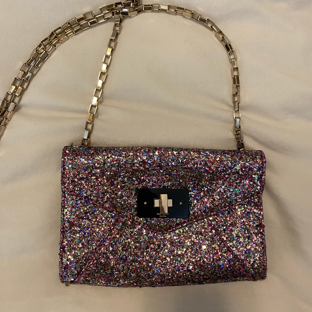 Kate spade glitter cross body bag